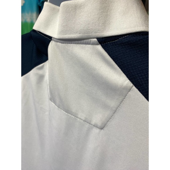 Antigua Golf polo XL Gowanda Country Club Crest White and Navy - Picture 7 of 11